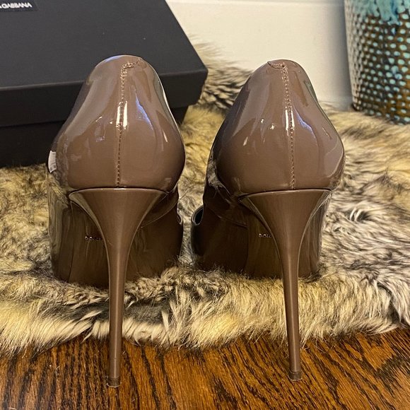 RARE Dolce & Gabbana - Cioccolato Stilettos S 39.5 - Picture 10 of 11